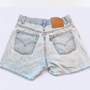 Levi's Faded Blue Denim Shorts
